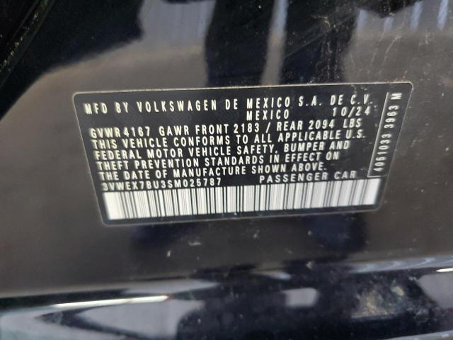 2025 VOLKSWAGEN JETTA SE - 3VWEX7BU3SM025787