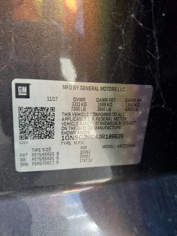 2018 CHEVROLET SUBURBAN C 1GNSCJKC4JR189639