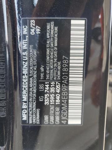 2023 MERCEDES-BENZ EQS SUV 58 - 4JGDM4EB9PA018987