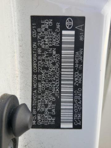 2011 TOYOTA PRIUS - JTDKN3DU5B0295723