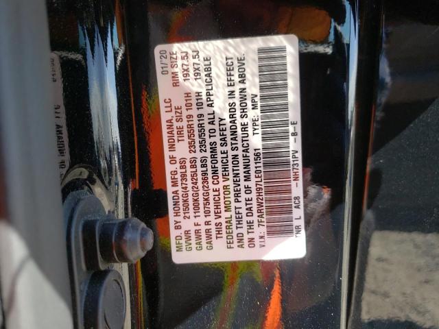 2020 HONDA CR-V TOURI - 7FARW2H97LE011561