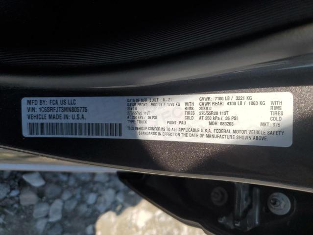 2021 RAM 1500 LARAM 1C6SRFJT3MN805775