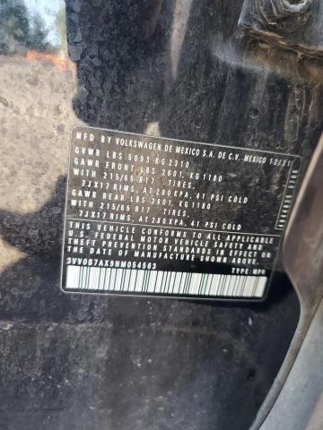 2022 VOLKSWAGEN TIGUAN S 3VV0B7AX9NM054563