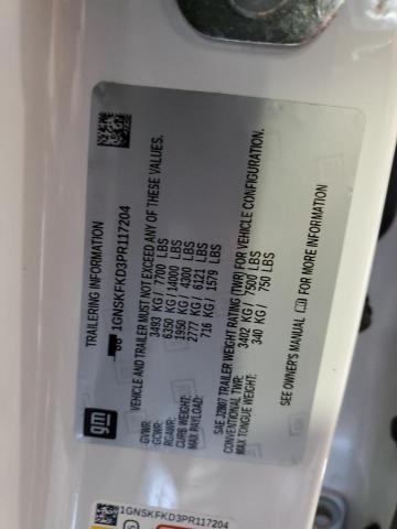 2023 CHEVROLET SUBURBAN K - 1GNSKFKD3PR117204