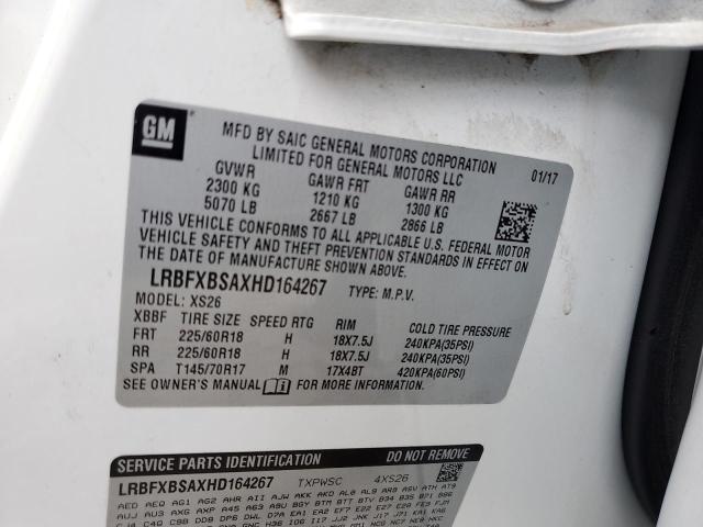 2017 BUICK ENVISION E LRBFXBSAXHD164267