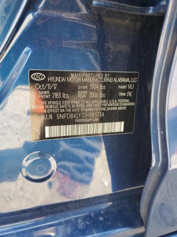 2018 HYUNDAI ELANTRA SE 5NPD84LF2JH283734