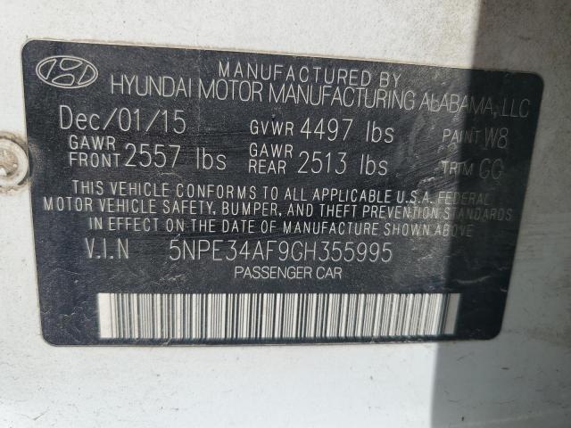 2016 HYUNDAI SONATA SPO - 5NPE34AF9GH355995