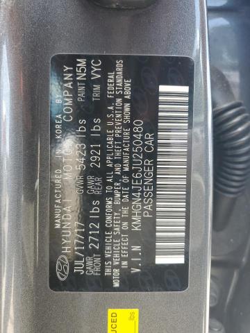 2018 GENESIS G80 BASE KMHGN4JE6JU250480