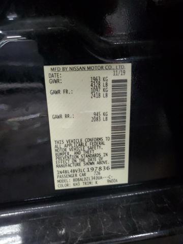 2020 NISSAN ALTIMA S 1N4BL4BV3LC197836