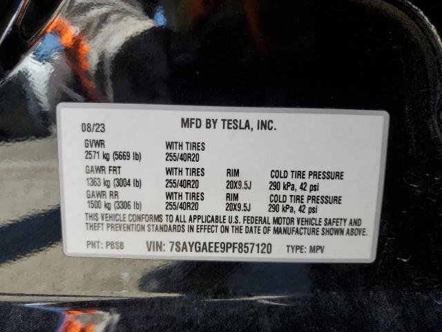 2023 TESLA MODEL Y 7SAYGAEE9PF857120