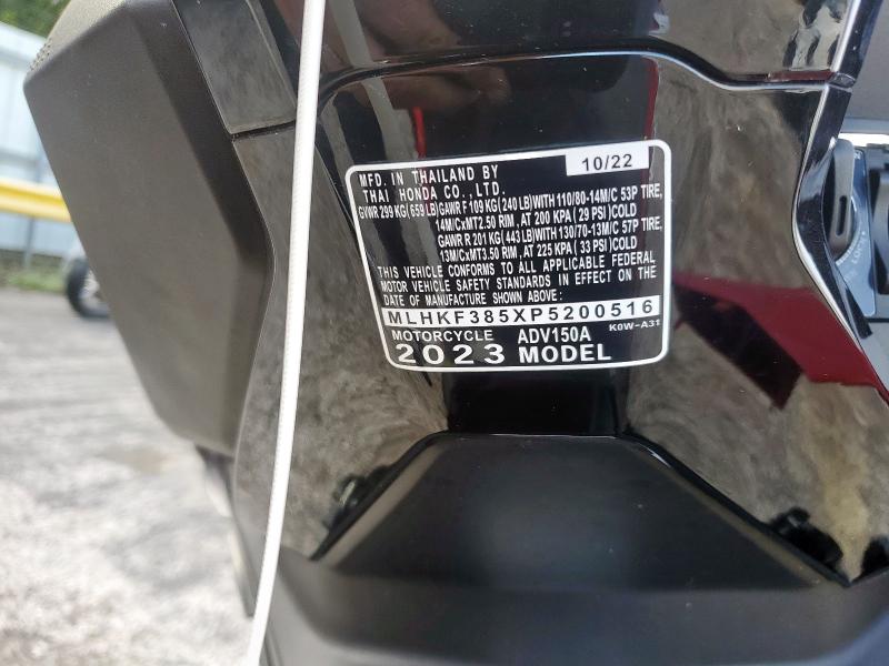 2023 HONDA ADV150 A MLHKF385XP5200516