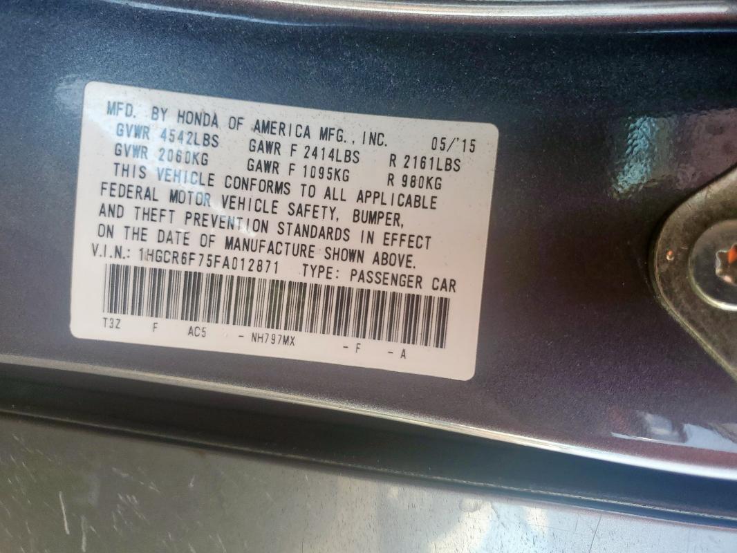 2015 HONDA ACCORD TOU - 1HGCR6F75FA012871