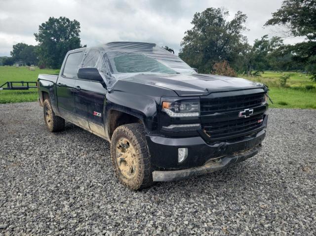 CHEVROLET SILVERADO 2017 black crew pic gas 3GCUKSEJ1HG477844 photo #1