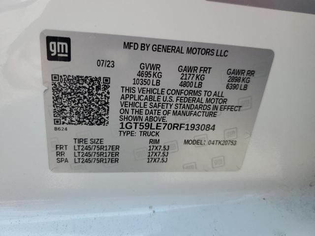 2024 GMC SIERRA K25 1GT59LE70RF193084