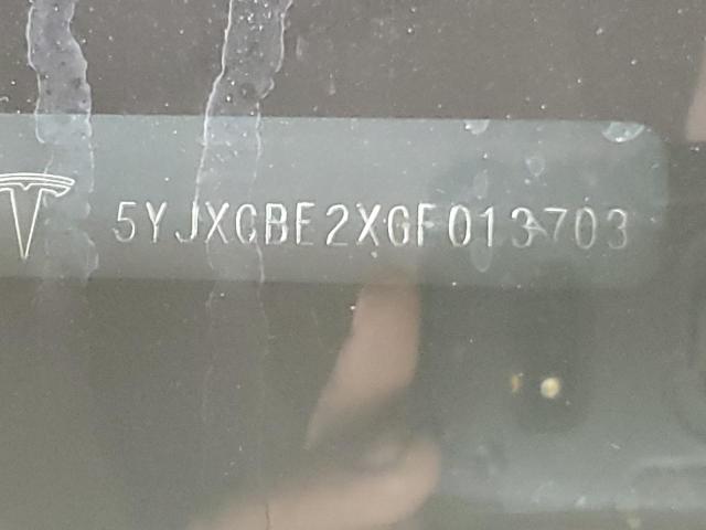 2016 TESLA MODEL X 5YJXCBE2XGF013703