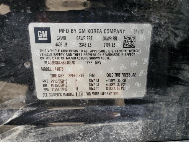 2017 BUICK ENCORE PRE KL4CJESB4HB248378
