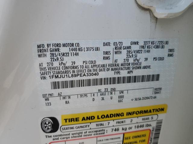 2023 FORD EXPEDITION - 1FMJU1L89PEA33040