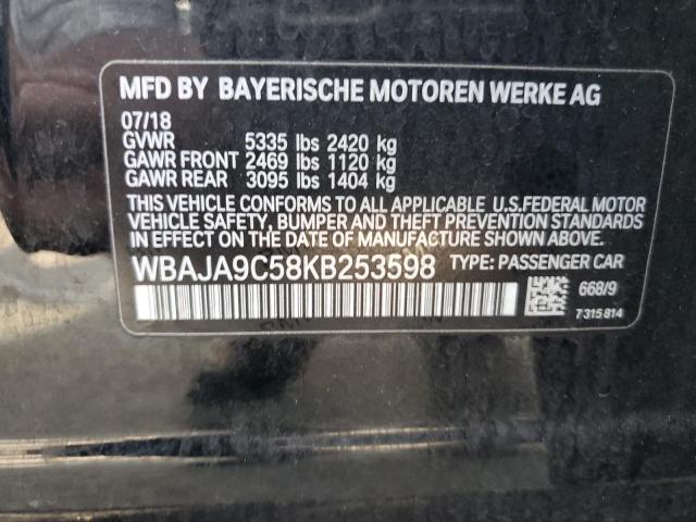 2019 BMW 530E - WBAJA9C58KB253598