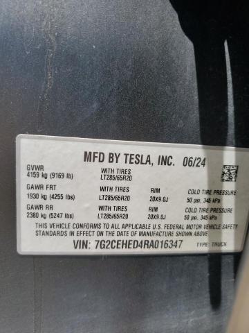 2024 TESLA CYBERTRUCK 7G2CEHED4RA016347
