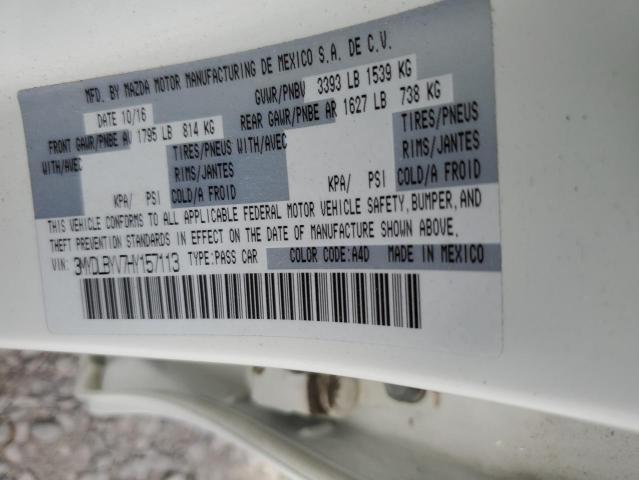 2017 TOYOTA YARIS IA 3MYDLBYV7HY157113