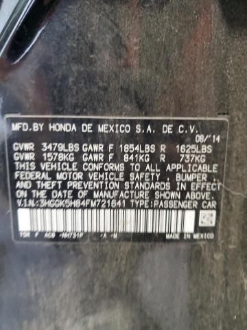 2015 HONDA FIT EX 3HGGK5H84FM721641