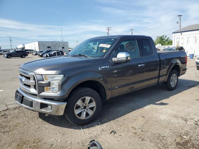 FORD F150 SUPER 2017 gray 4dr ext gas 1FTEX1C81HKC58908 photo #1