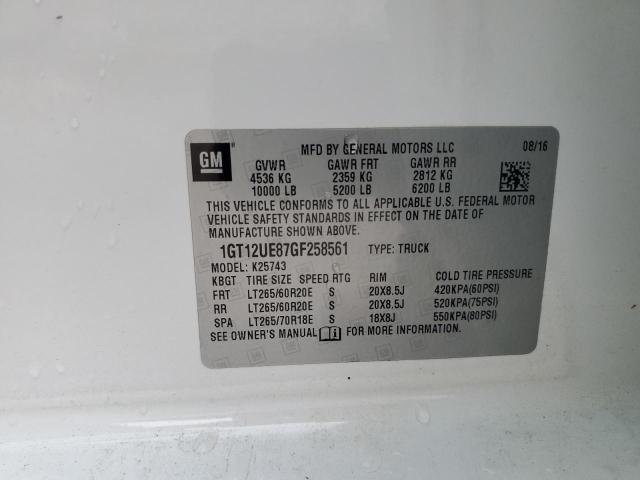 2016 GMC SIERRA K2500 DENALI 1GT12UE87GF258561