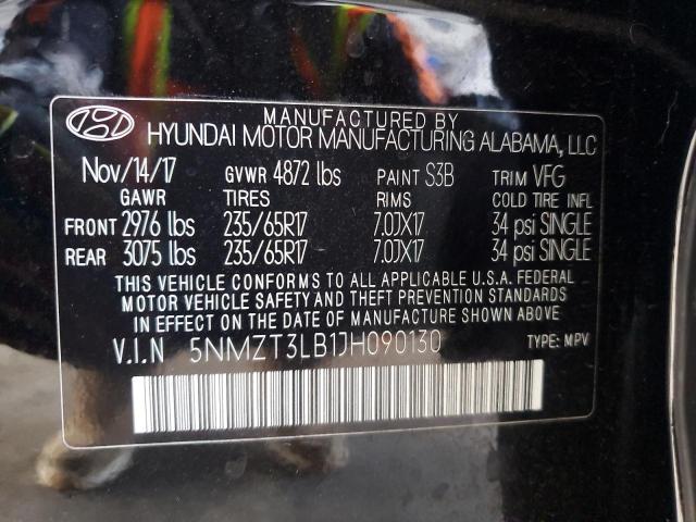 2018 HYUNDAI SANTA FE S - 5NMZT3LB1JH090130