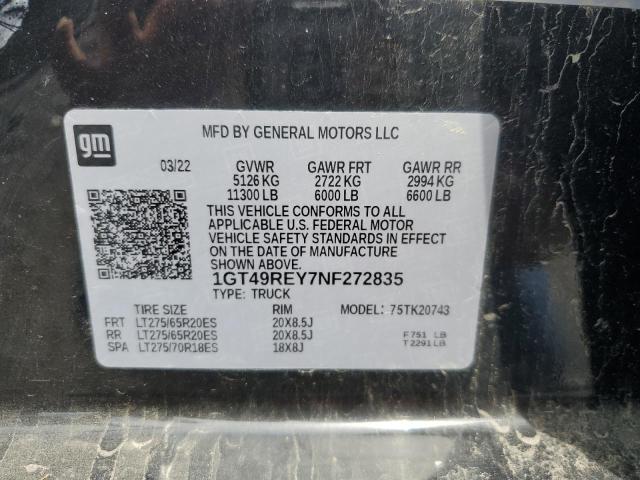 2022 GMC SIERRA K2500 DENALI 1GT49REY7NF272835