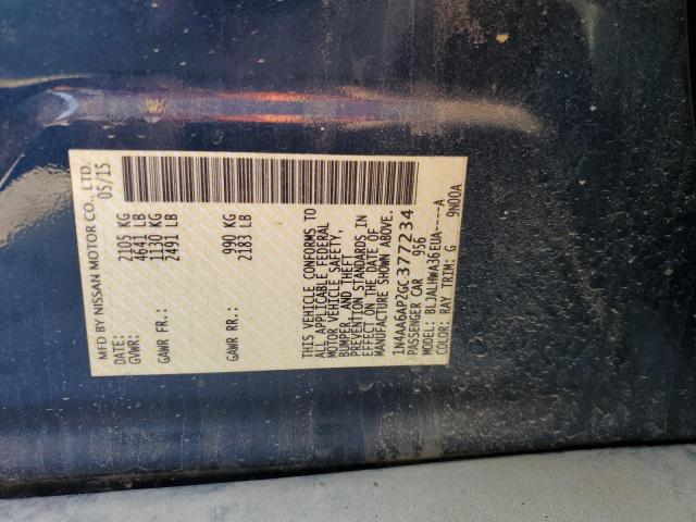 2016 NISSAN MAXIMA 3.5 1N4AA6AP2GC377234