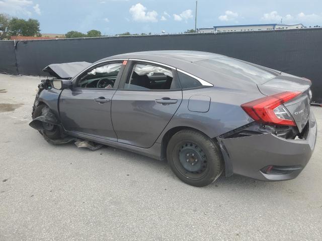 HONDA CIVIC LX 2017 gray  gas 19XFC2F57HE047092 photo #3