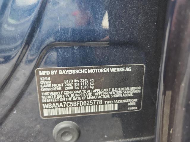 2015 BMW 528 XI WBA5A7C58FD625778