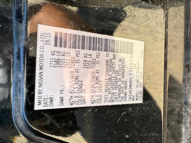 2015 NISSAN PATHFINDER 5N1AR2MN8FC710570