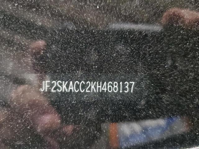 2019 SUBARU FORESTER - JF2SKACC2KH468137