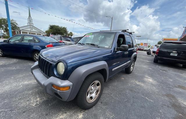 JEEP LIBERTY SP 2003 blue  gas 1J4GL48K03W552032 photo #3