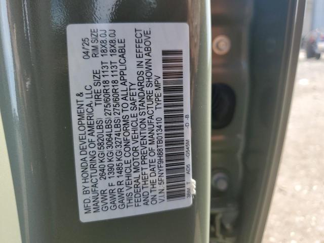 2026 HONDA PASSPORT T 5FNYF9H88TB013410