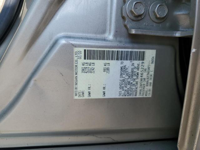 2010 NISSAN ALTIMA BAS - 1N4AL2AP2AN465229