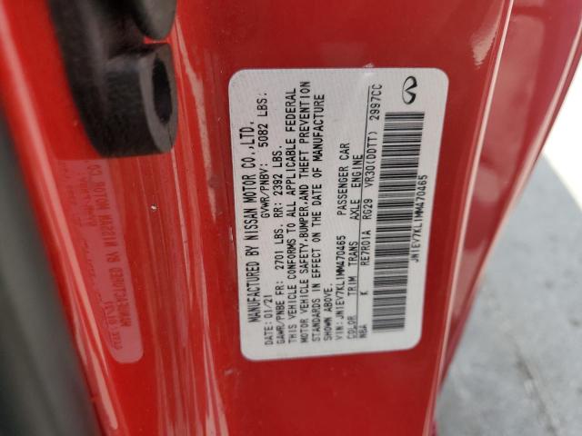 2021 INFINITI Q60 LUXE JN1EV7KL1MM470465