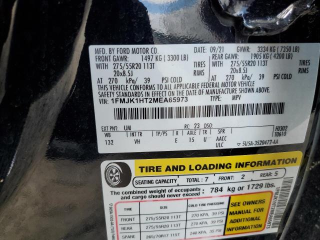 2021 FORD EXPEDITION MAX XLT 1FMJK1HT2MEA65973