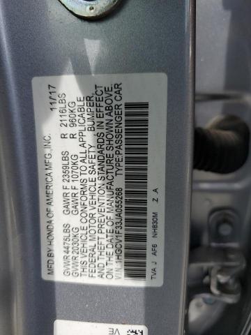 2018 HONDA ACCORD SPO 1HGCV1F33JA055268