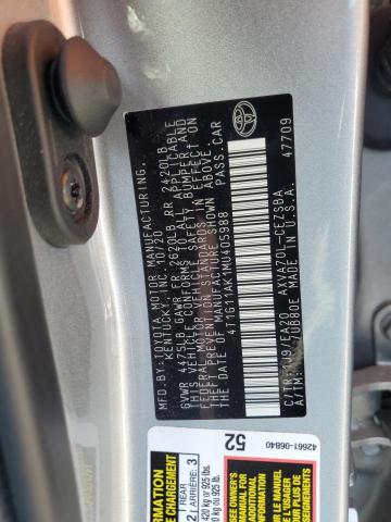 2021 TOYOTA CAMRY SE - 4T1G11AK1MU405988