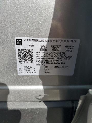 2024 CHEVROLET EQUINOX LS 3GNAX5EG9RL307595