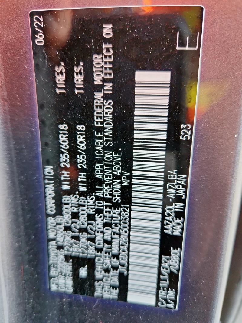 2022 LEXUS NX 250 JTJGDCAZ8N5003821