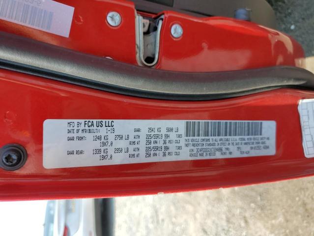 2019 DODGE JOURNEY GT 3C4PDDEG1KT694896