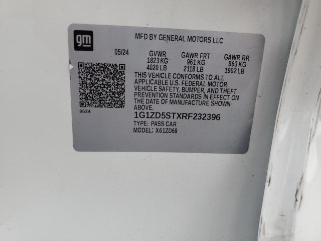 2024 CHEVROLET MALIBU LT - 1G1ZD5STXRF232396