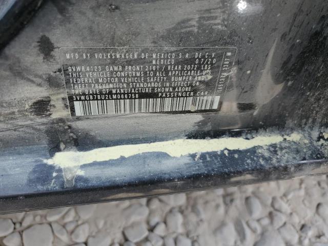 2020 VOLKSWAGEN JETTA SEL 3VWGB7BU2LM066758