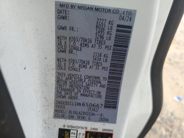 2024 NISSAN FRONTIER S 1N6ED1CL1RN650667