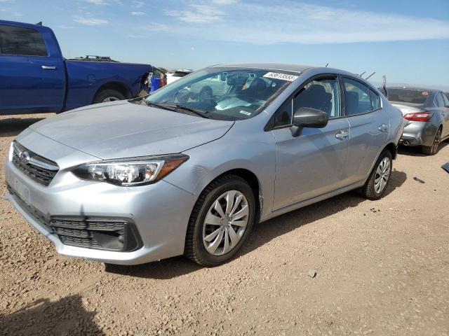 SUBARU IMPREZA 2021 silver  gas 4S3GKAB62M3602256 photo #1