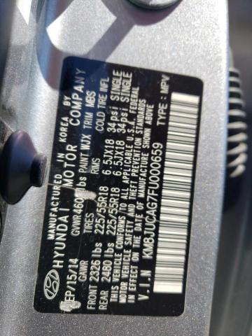 2015 HYUNDAI TUCSON LIM KM8JUCAG7FU000659