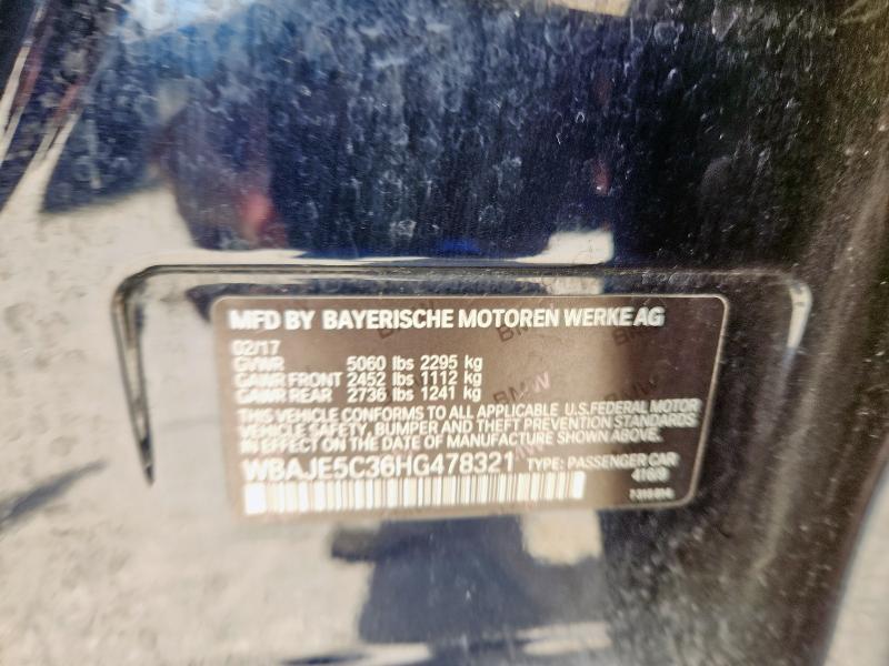 2017 BMW 540 I WBAJE5C36HG478321